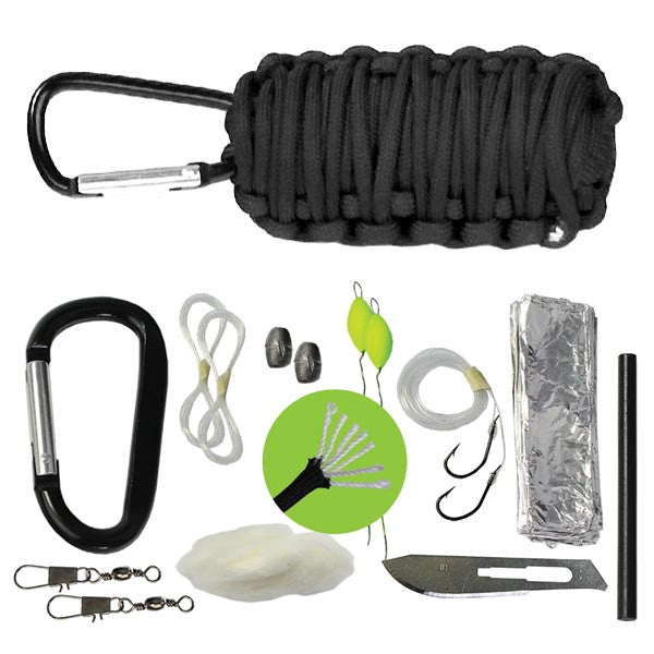 Survival Fishing Kit - Compact Kit for Campers/Hikers (10 Pieces)