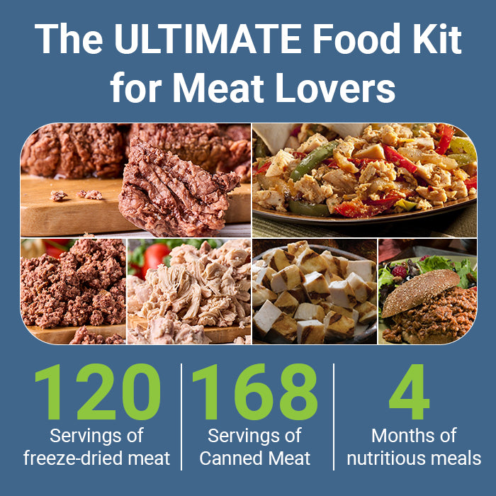 🚨NEW Bundle🚨 4 Month Carnivore Survival Food Kit