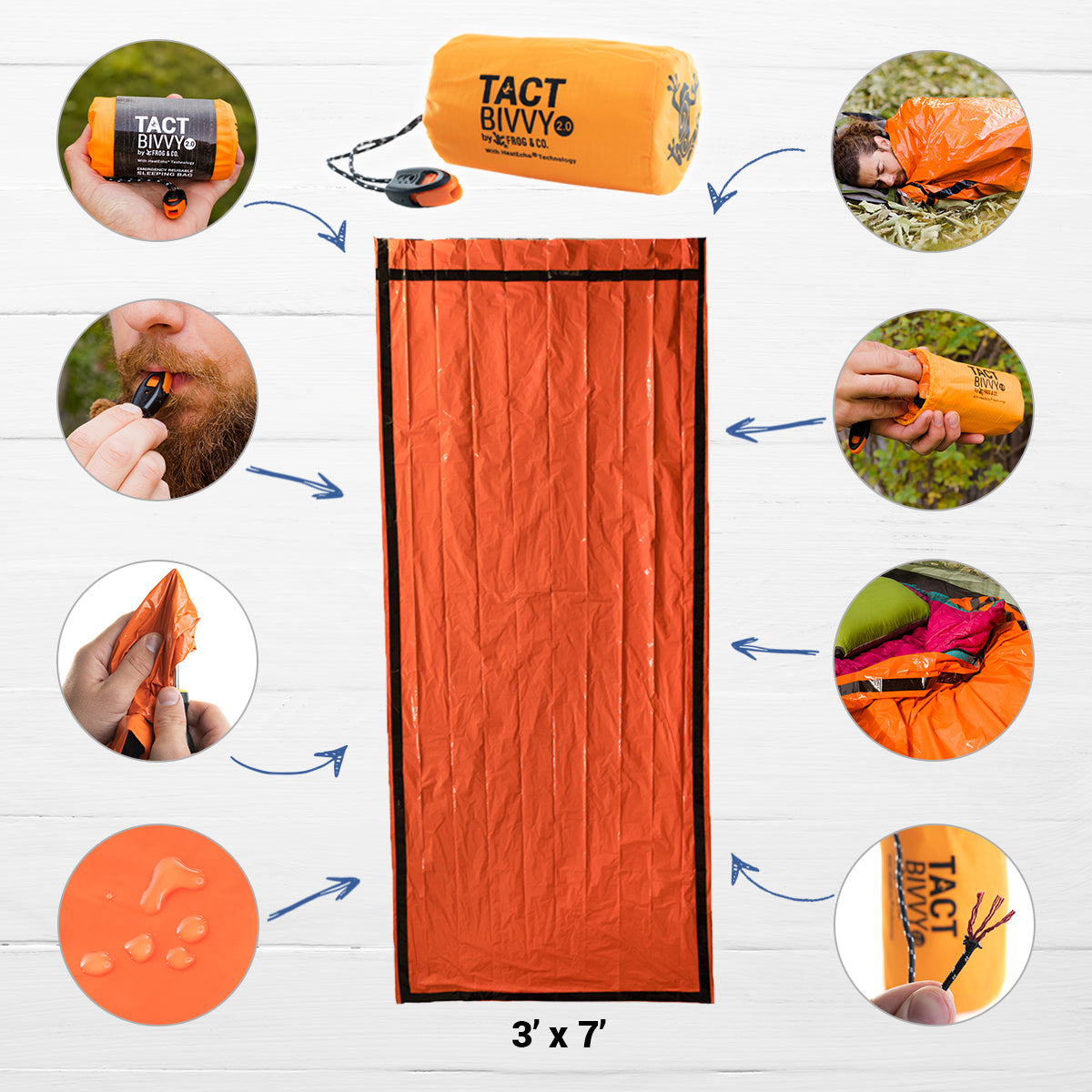 Tact bivvy shop emergency sleeping bag