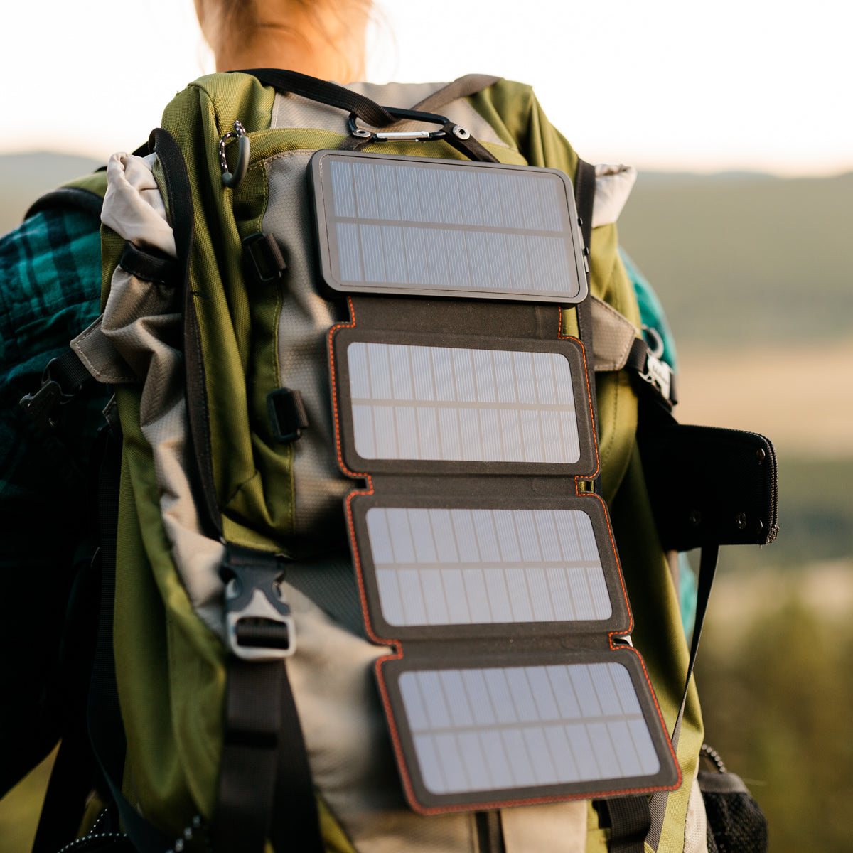 Best solar outlet panel backpack